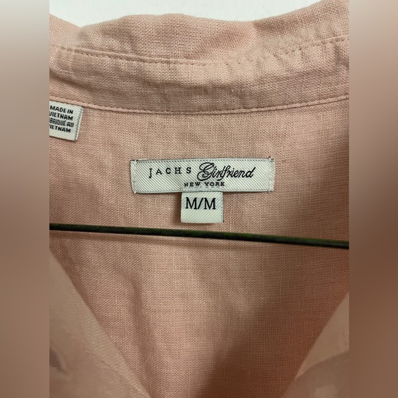 Jachs Girlfriend linen top with tie-front - Picture 3 of 3